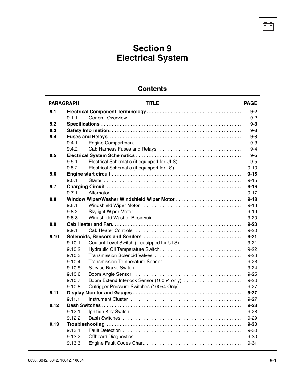 SkyTrak 6036 Service Manual User Manual | Page 189 / 276