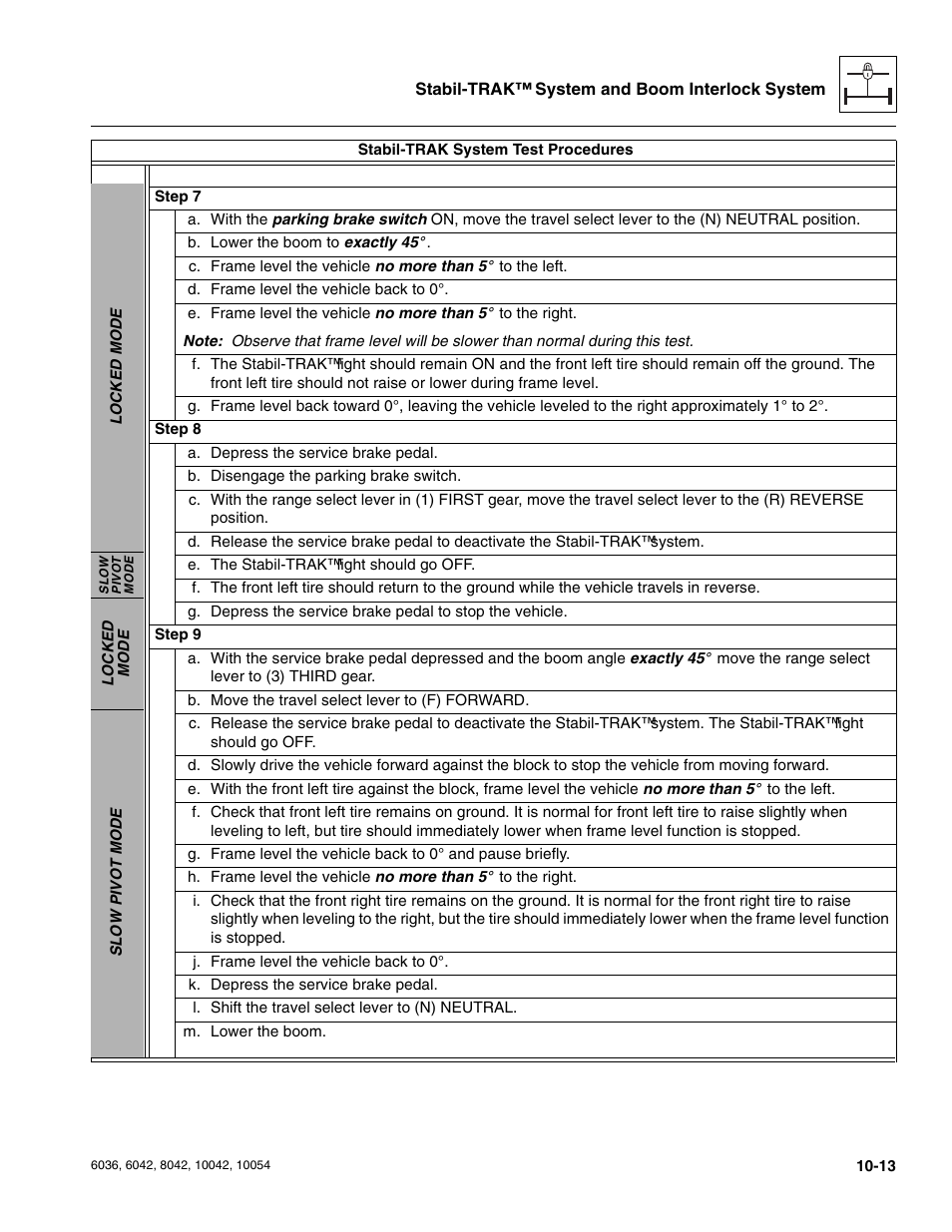SkyTrak 6036 Service Manual User Manual | Page 241 / 276