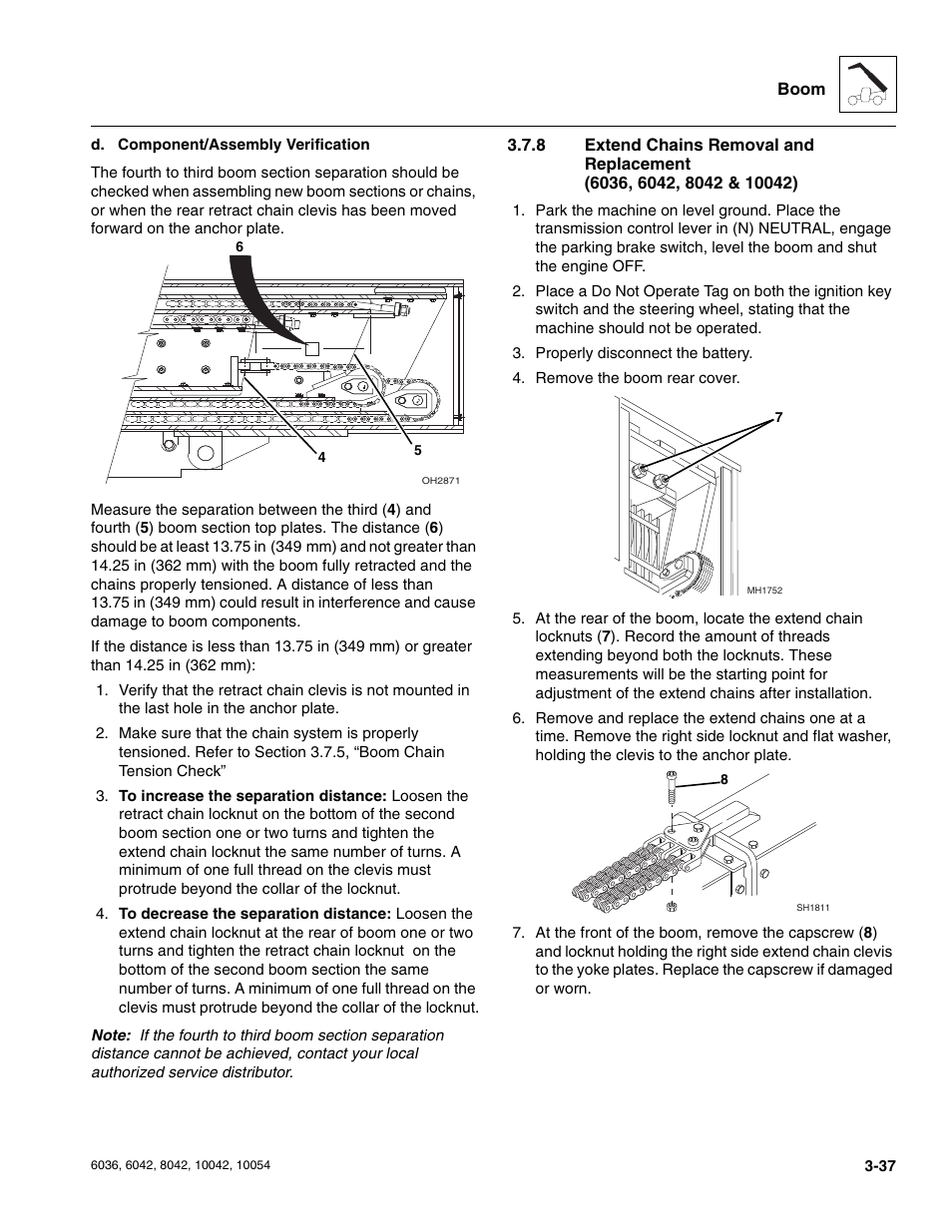 SkyTrak 6036 Service Manual User Manual | Page 79 / 276