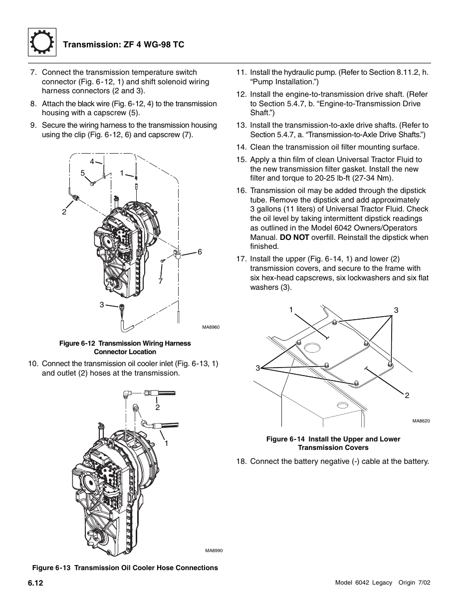 SkyTrak 6042 Service Manual User Manual | Page 190 / 544