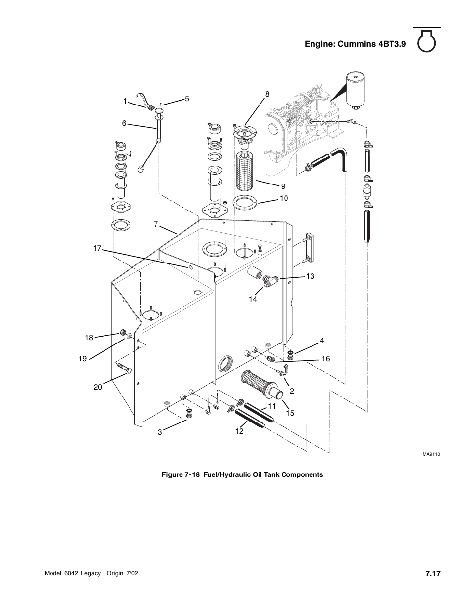 Fig. 7 -18, Fig. 7-18, 1), Fig. 7-18 | Ug (fig. 7-18, Fig. 7 -18, 4), Fig. 7-18, 5 | SkyTrak 6042 Service Manual User Manual | Page 211 / 544