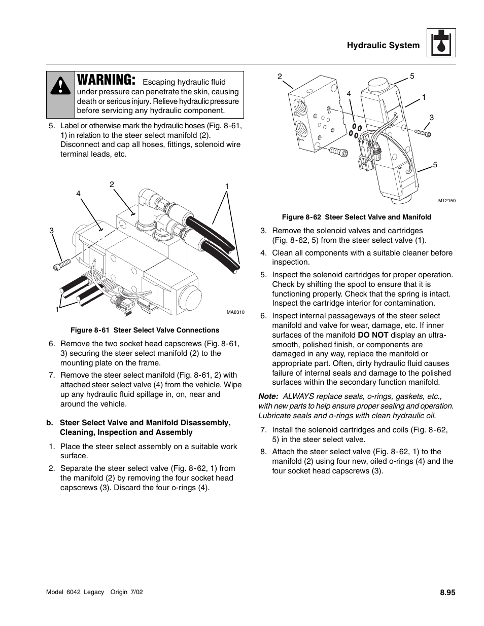 Warning | SkyTrak 6042 Service Manual User Manual | Page 327 / 544