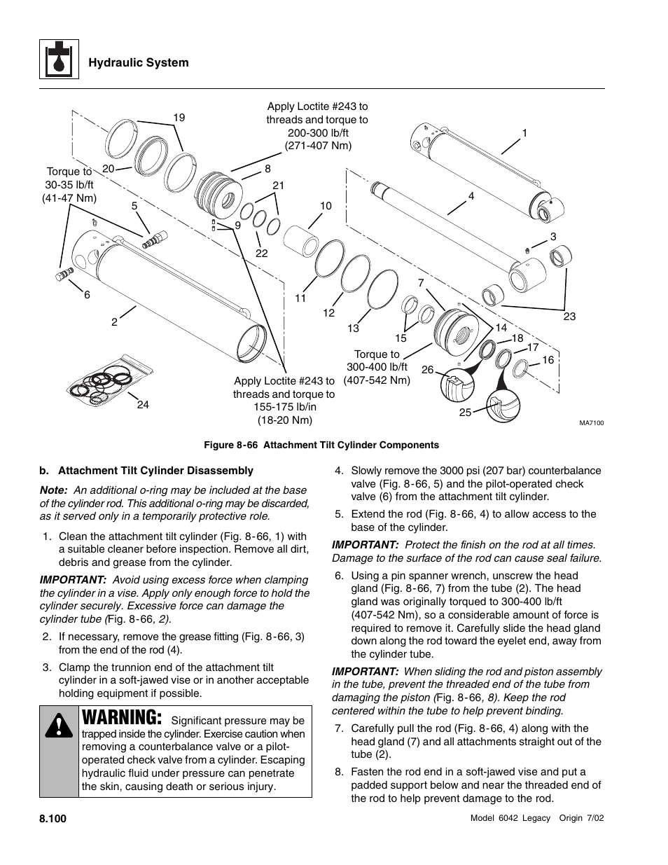 Warning | SkyTrak 6042 Service Manual User Manual | Page 332 / 544
