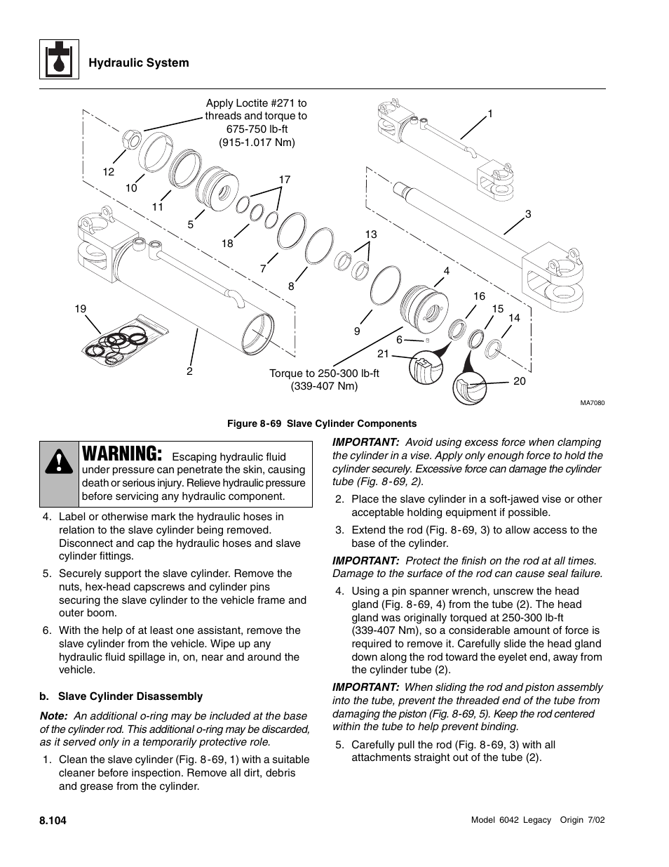 Warning | SkyTrak 6042 Service Manual User Manual | Page 336 / 544