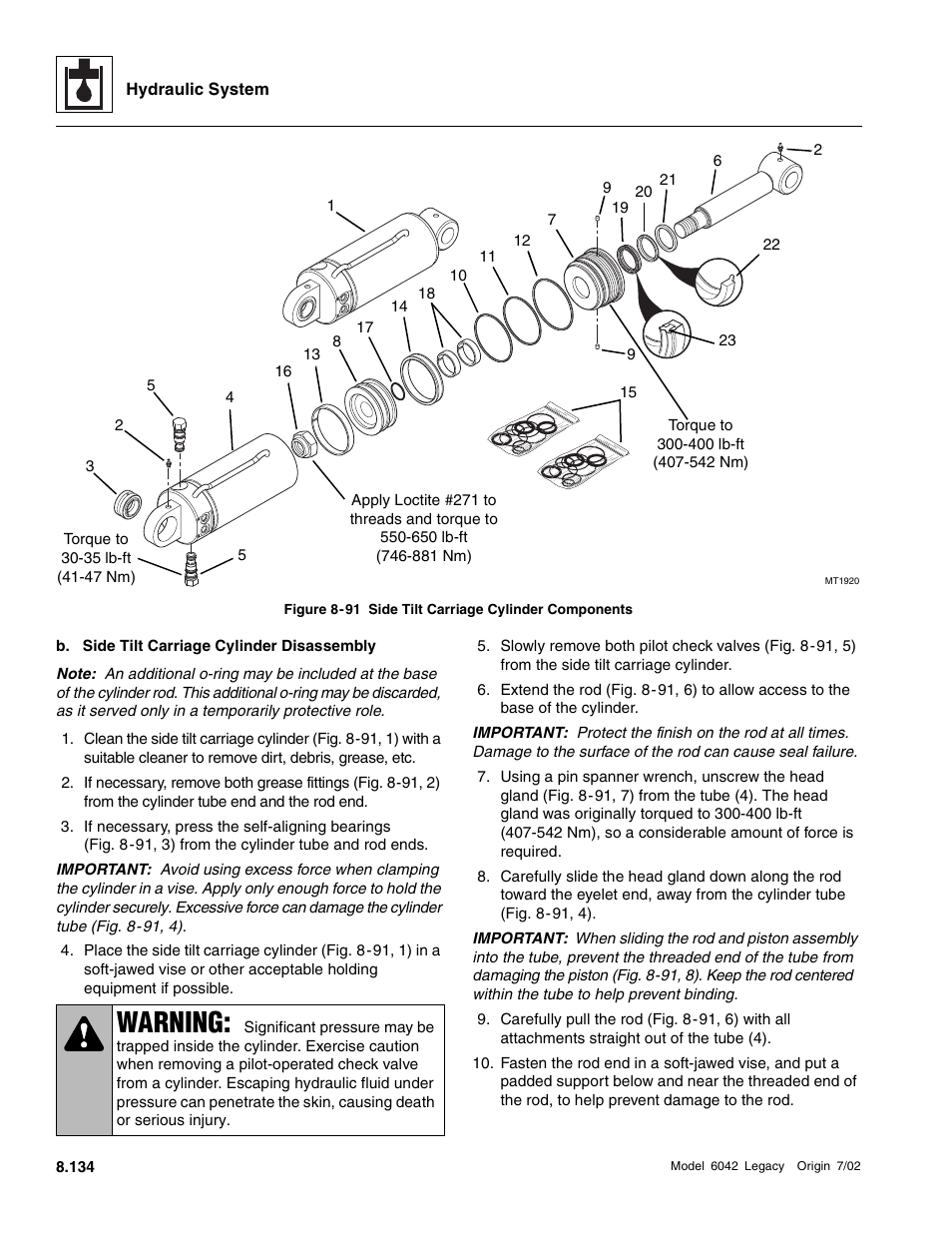 Warning | SkyTrak 6042 Service Manual User Manual | Page 366 / 544