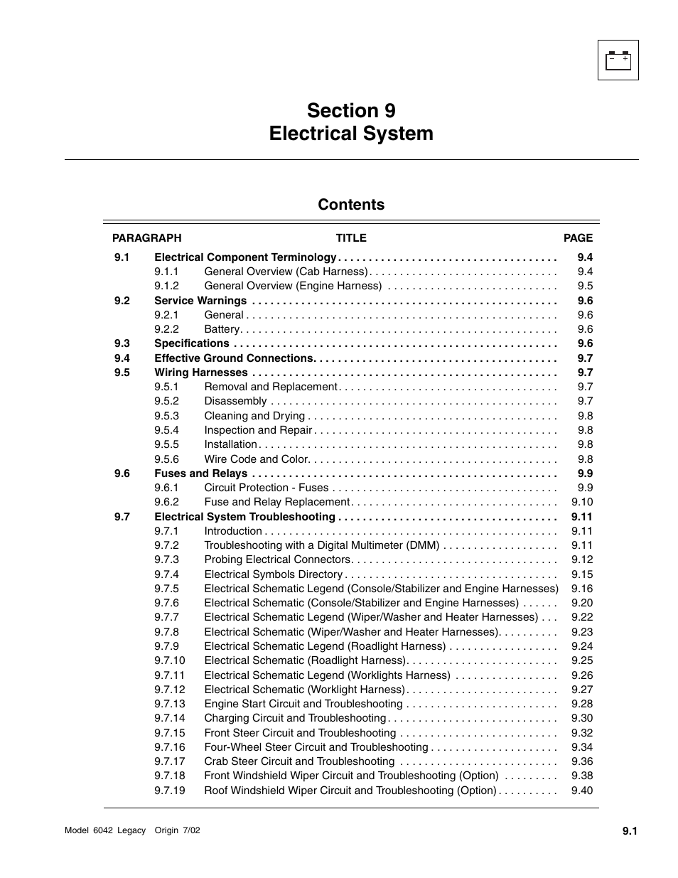 SkyTrak 6042 Service Manual User Manual | Page 371 / 544