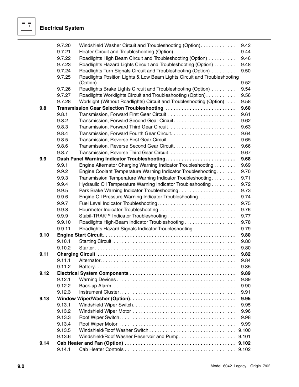 SkyTrak 6042 Service Manual User Manual | Page 372 / 544