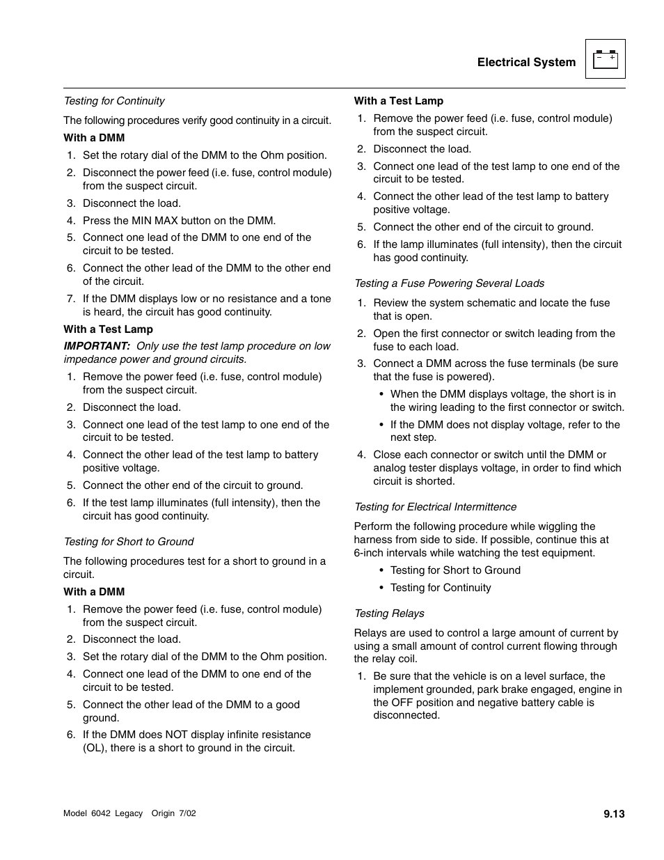 SkyTrak 6042 Service Manual User Manual | Page 383 / 544