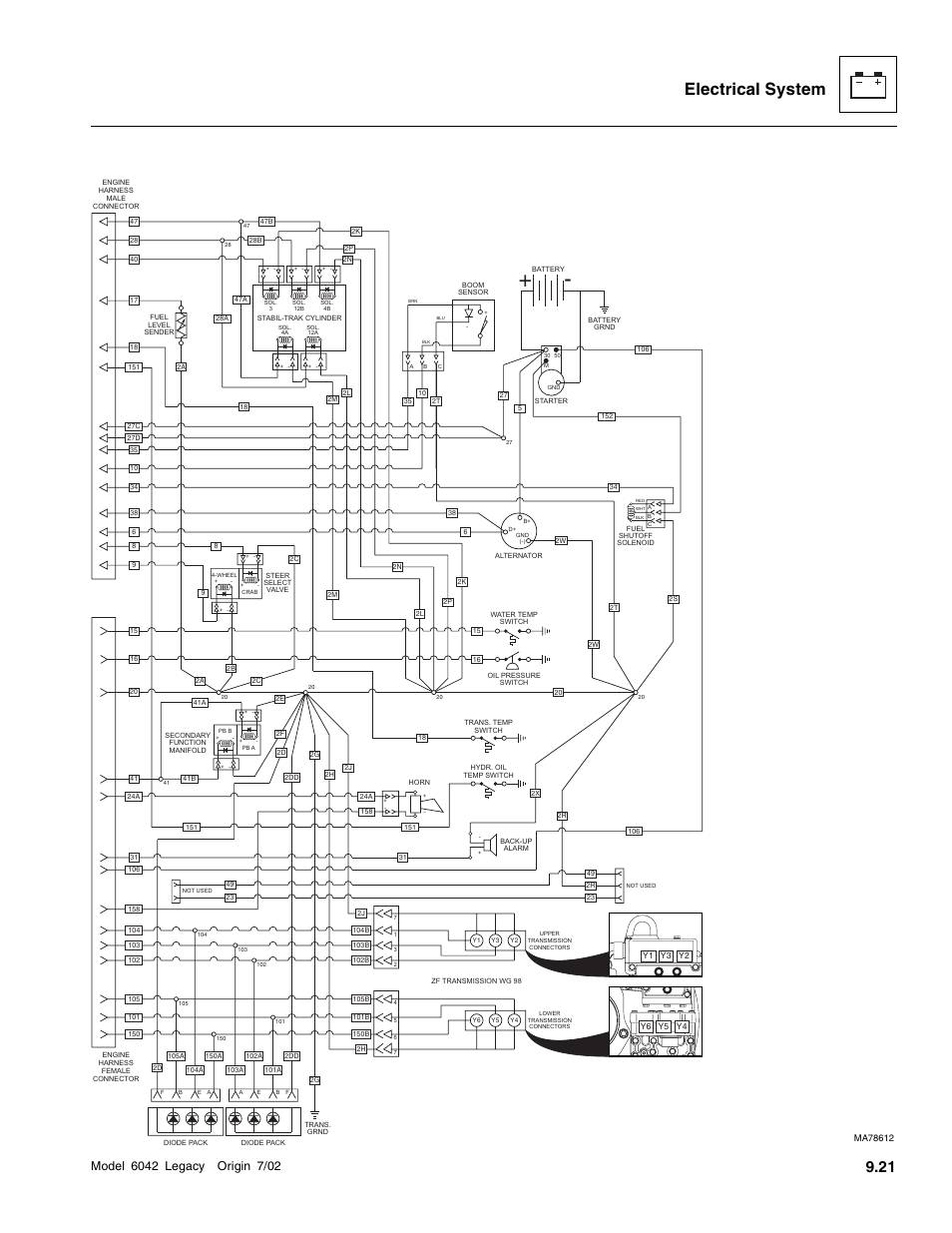 Electrical system | SkyTrak 6042 Service Manual User Manual | Page 391 / 544