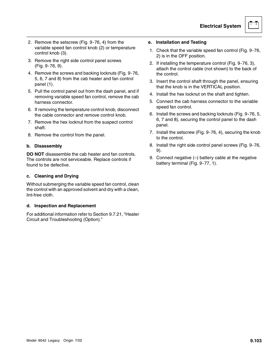 SkyTrak 6042 Service Manual User Manual | Page 473 / 544
