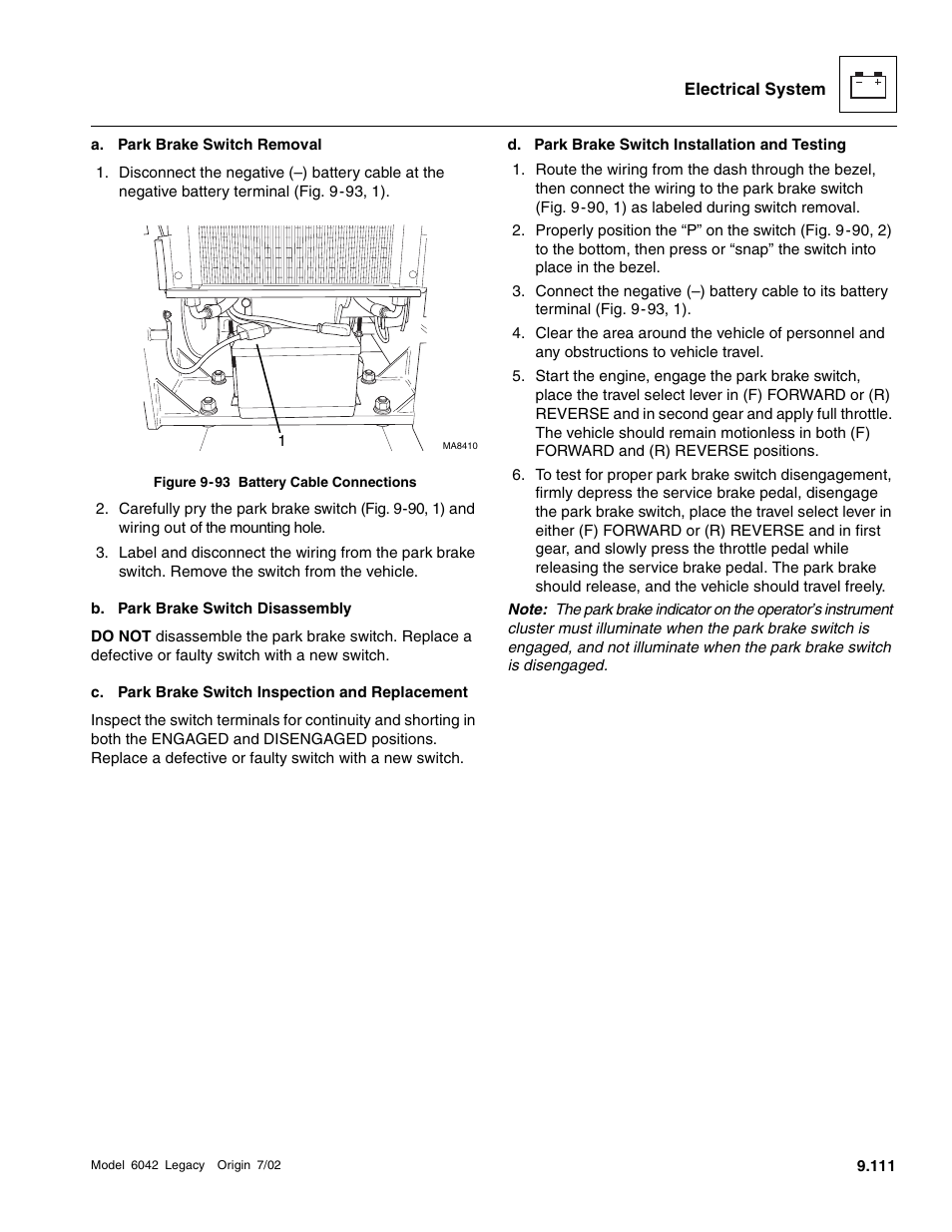SkyTrak 6042 Service Manual User Manual | Page 481 / 544