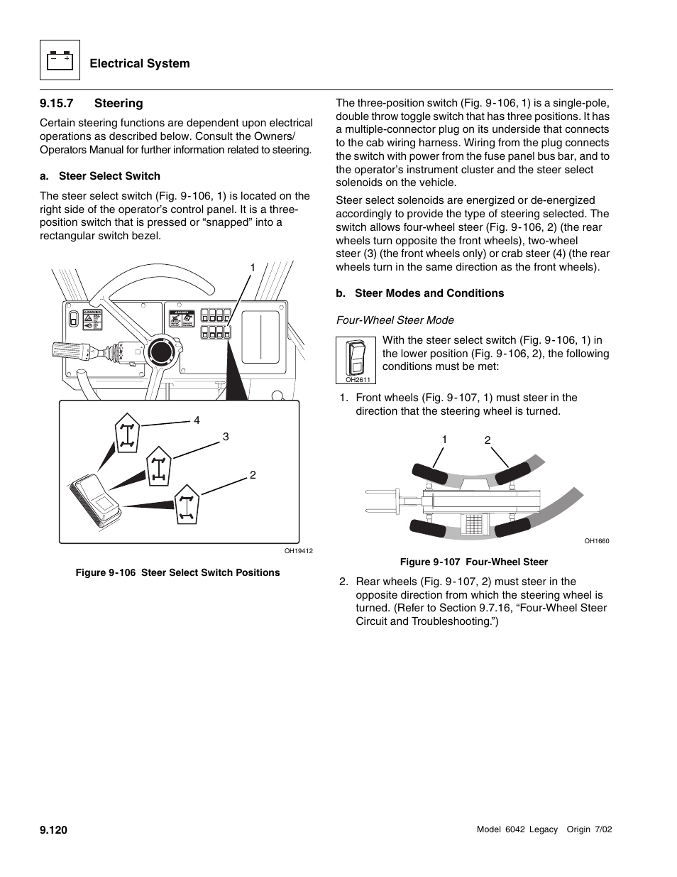 Steering | SkyTrak 6042 Service Manual User Manual | Page 490 / 544