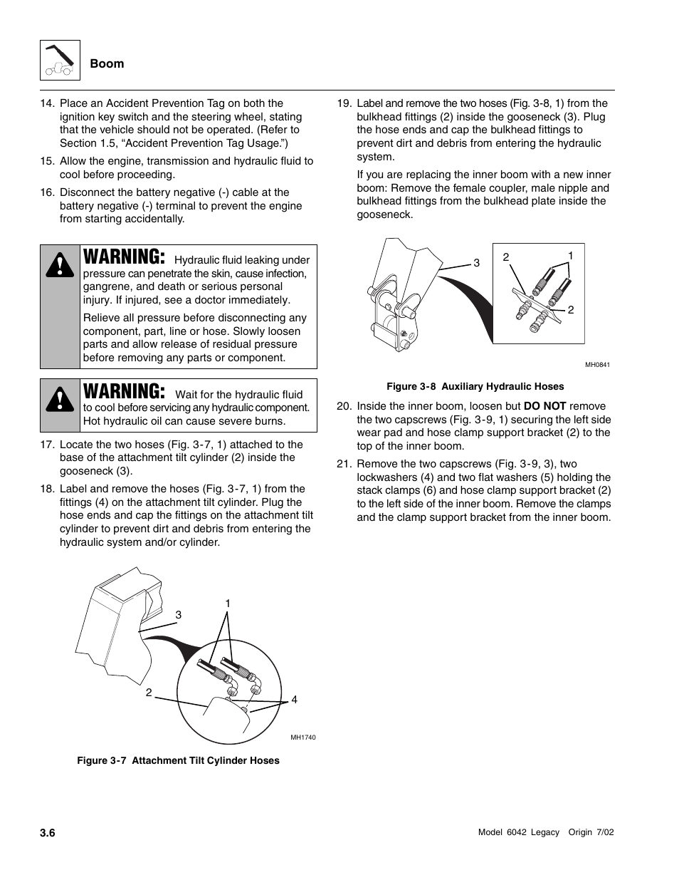 Warning | SkyTrak 6042 Service Manual User Manual | Page 52 / 544