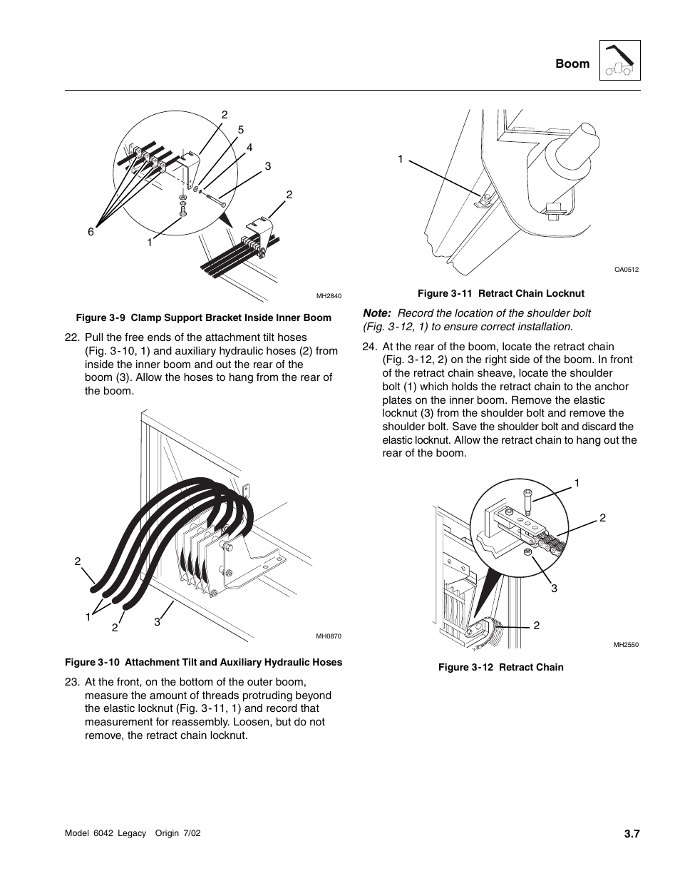 Fig. 3-9, Fig. 3 -9, 3) | SkyTrak 6042 Service Manual User Manual | Page 53 / 544