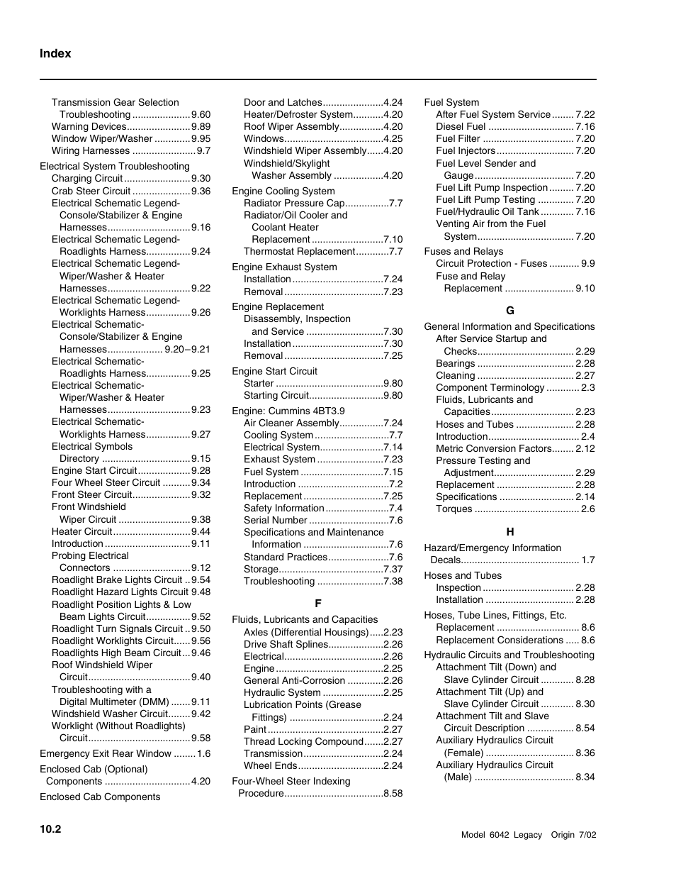 SkyTrak 6042 Service Manual User Manual | Page 536 / 544