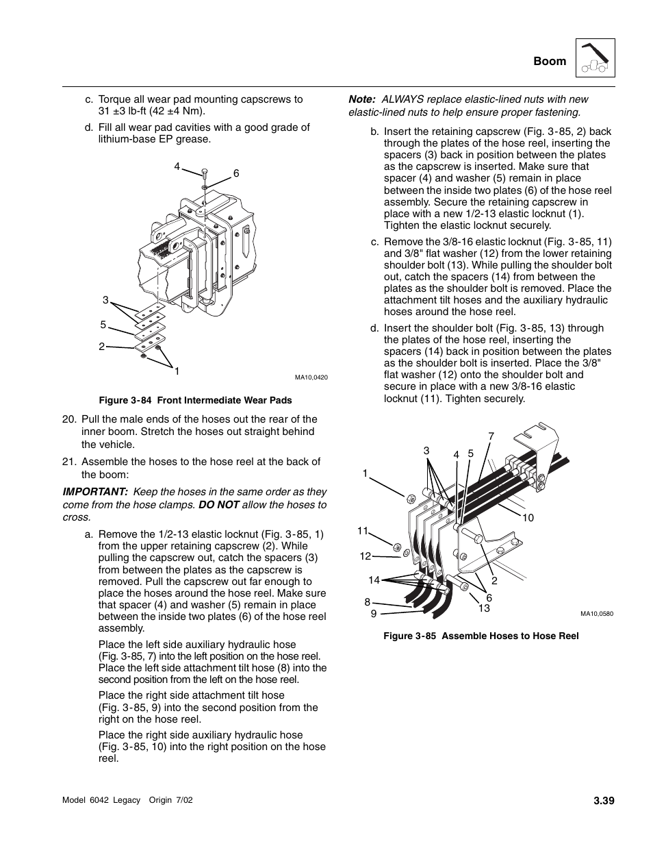 Fig. 3-84 | SkyTrak 6042 Service Manual User Manual | Page 85 / 544