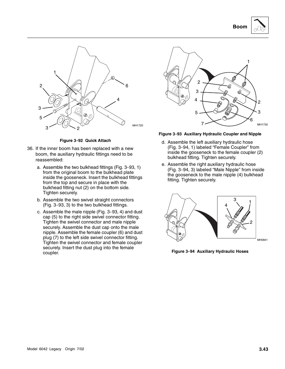 Fig. 3-92 | SkyTrak 6042 Service Manual User Manual | Page 89 / 544