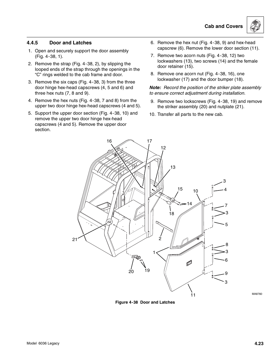 SkyTrak 6036 Service Manual User Manual | Page 127 / 460