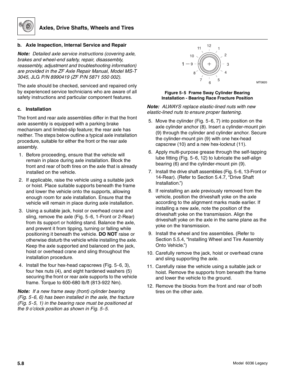 SkyTrak 6036 Service Manual User Manual | Page 144 / 460