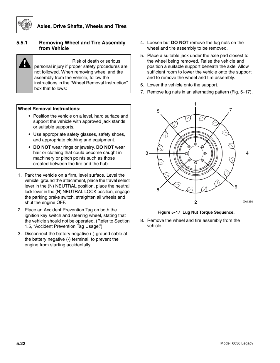 Warning | SkyTrak 6036 Service Manual User Manual | Page 158 / 460
