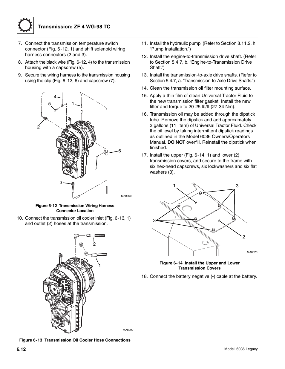 SkyTrak 6036 Service Manual User Manual | Page 174 / 460