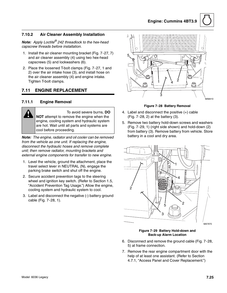 Warning | SkyTrak 6036 Service Manual User Manual | Page 203 / 460