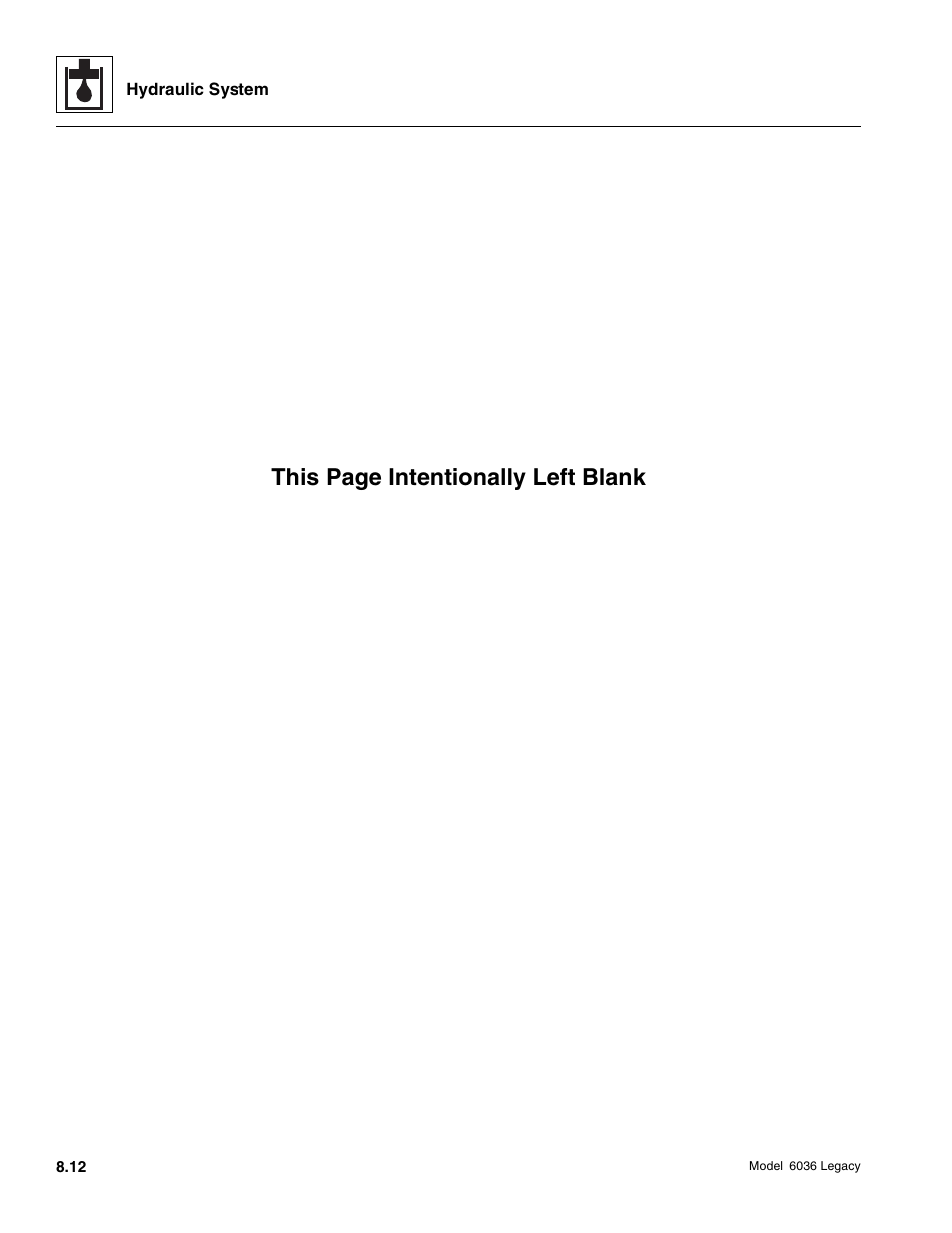 This page intentionally left blank | SkyTrak 6036 Service Manual User Manual | Page 228 / 460