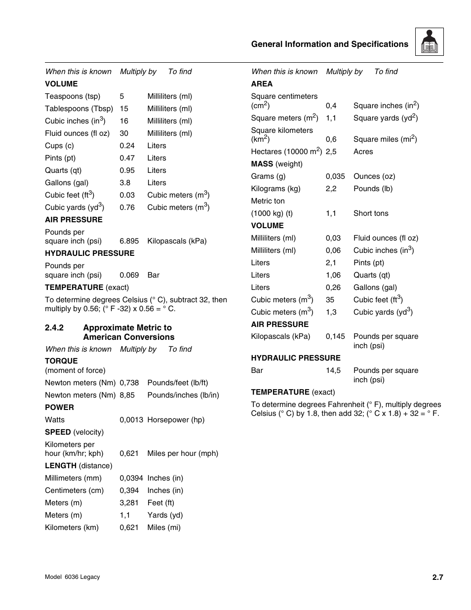 SkyTrak 6036 Service Manual User Manual | Page 23 / 460