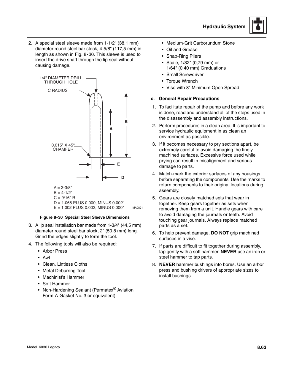 SkyTrak 6036 Service Manual User Manual | Page 279 / 460