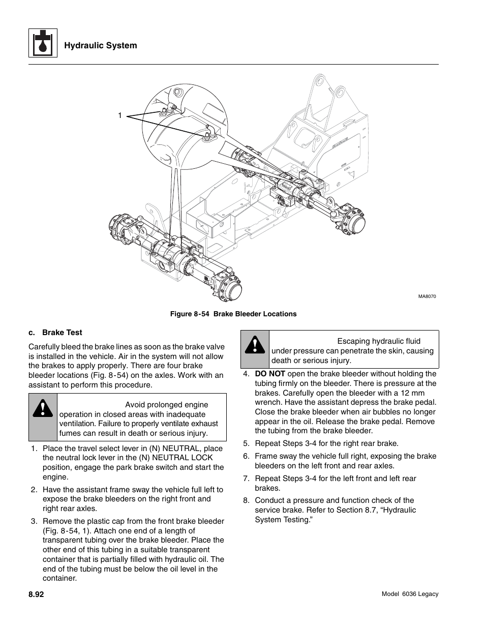 Warning | SkyTrak 6036 Service Manual User Manual | Page 308 / 460