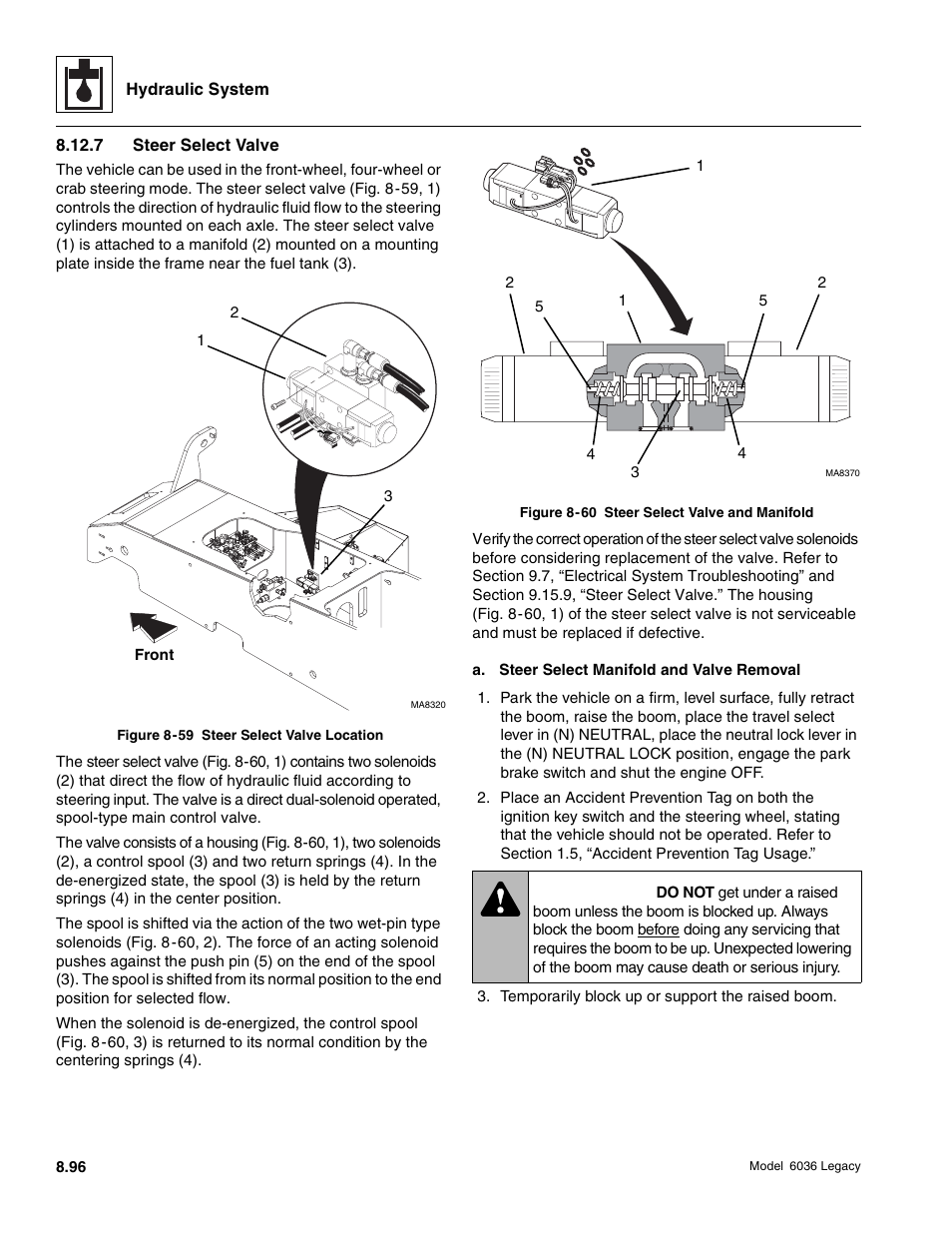 Warning | SkyTrak 6036 Service Manual User Manual | Page 312 / 460