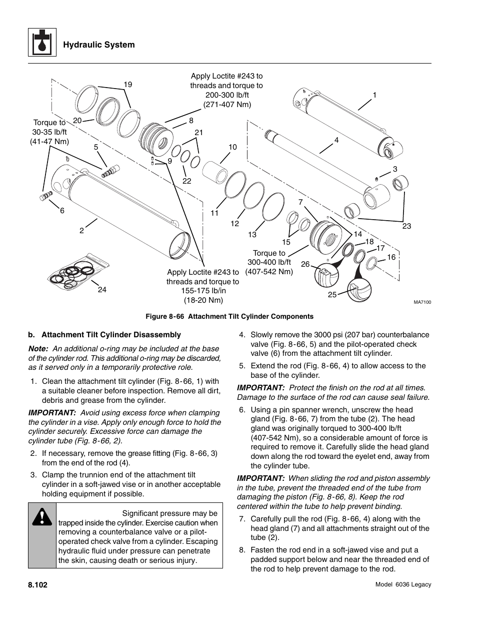 Warning | SkyTrak 6036 Service Manual User Manual | Page 318 / 460