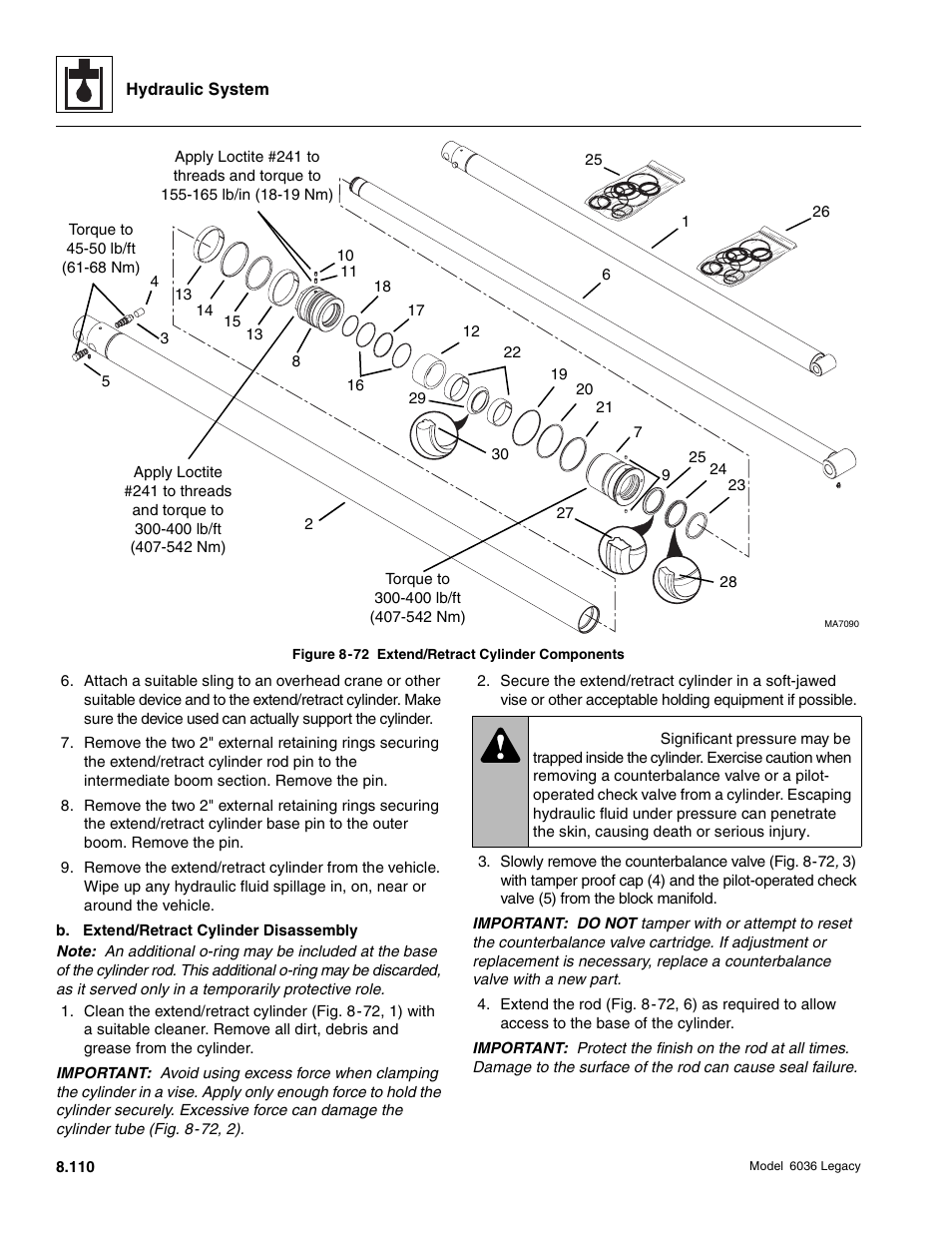 Warning | SkyTrak 6036 Service Manual User Manual | Page 326 / 460