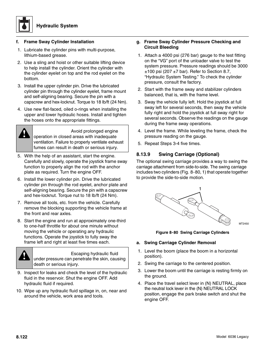 Warning | SkyTrak 6036 Service Manual User Manual | Page 338 / 460