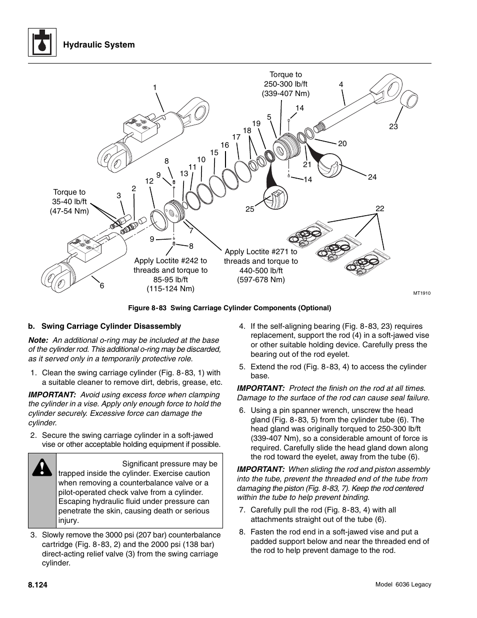 Warning | SkyTrak 6036 Service Manual User Manual | Page 340 / 460