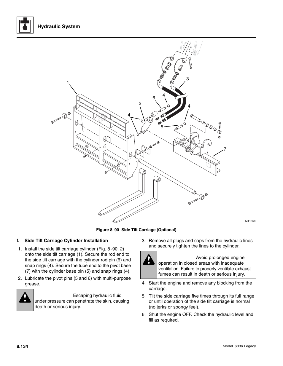 Warning | SkyTrak 6036 Service Manual User Manual | Page 350 / 460