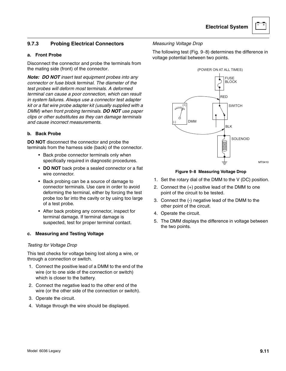 SkyTrak 6036 Service Manual User Manual | Page 363 / 460