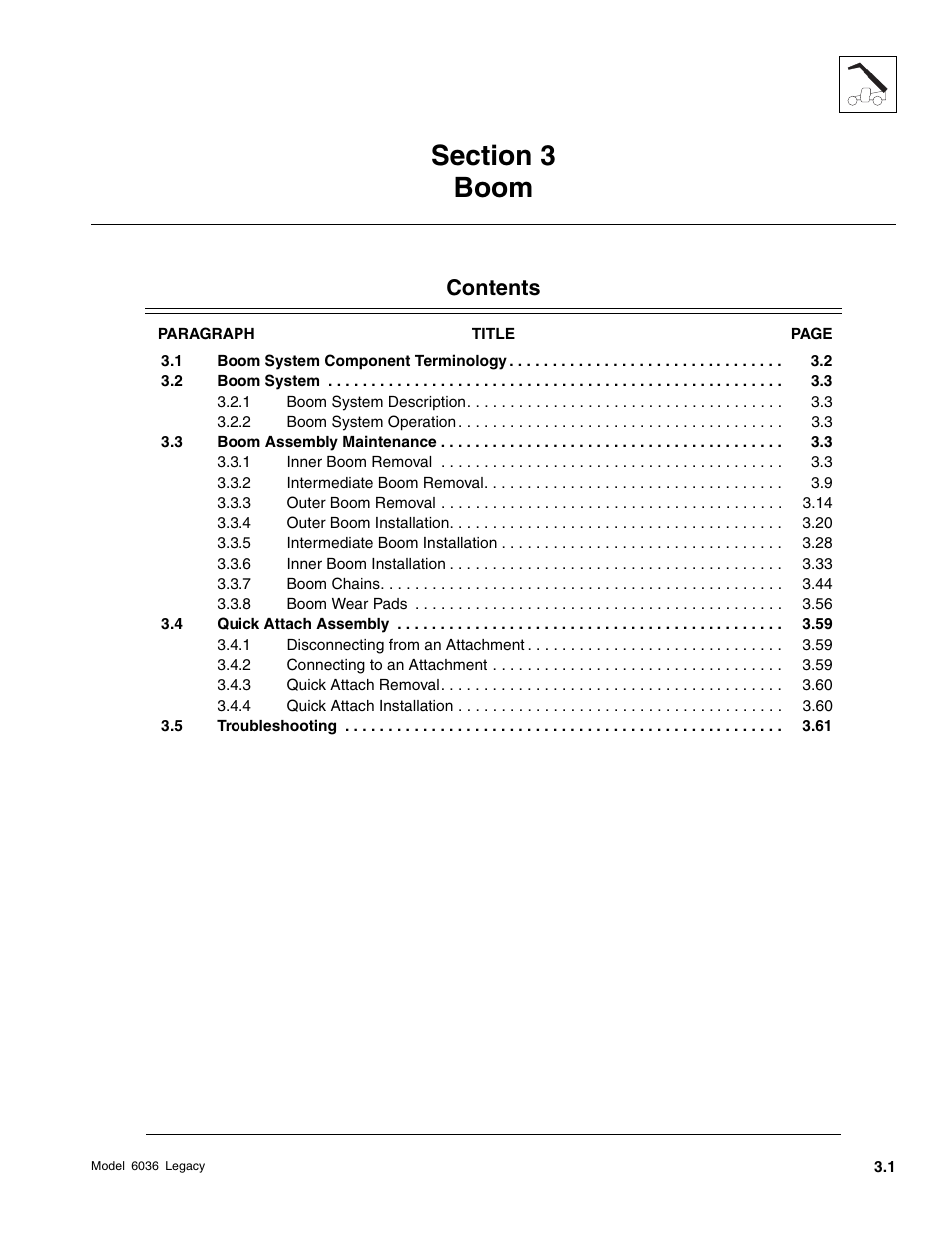 SkyTrak 6036 Service Manual User Manual | Page 41 / 460