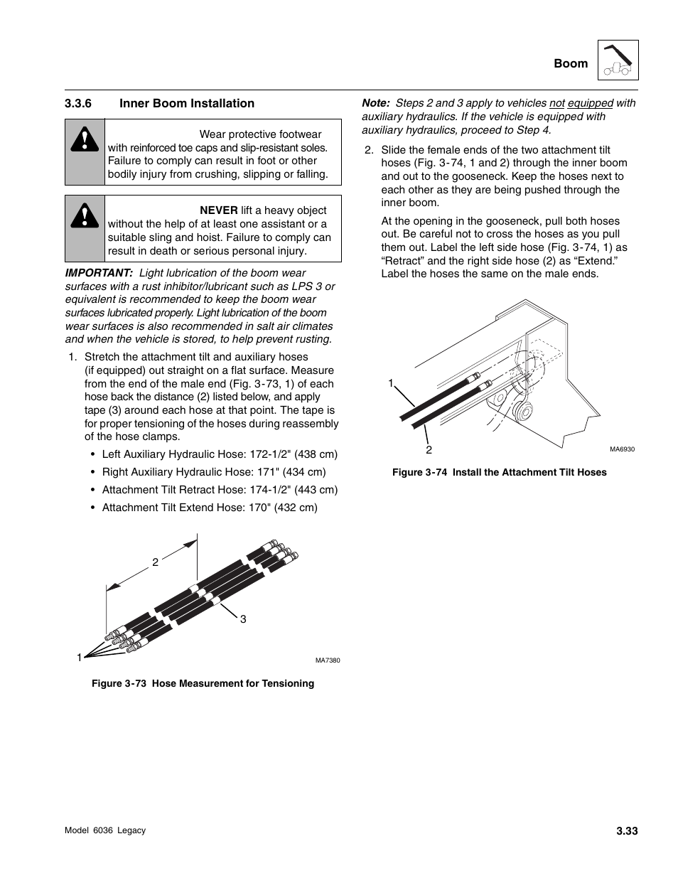 Warning | SkyTrak 6036 Service Manual User Manual | Page 73 / 460