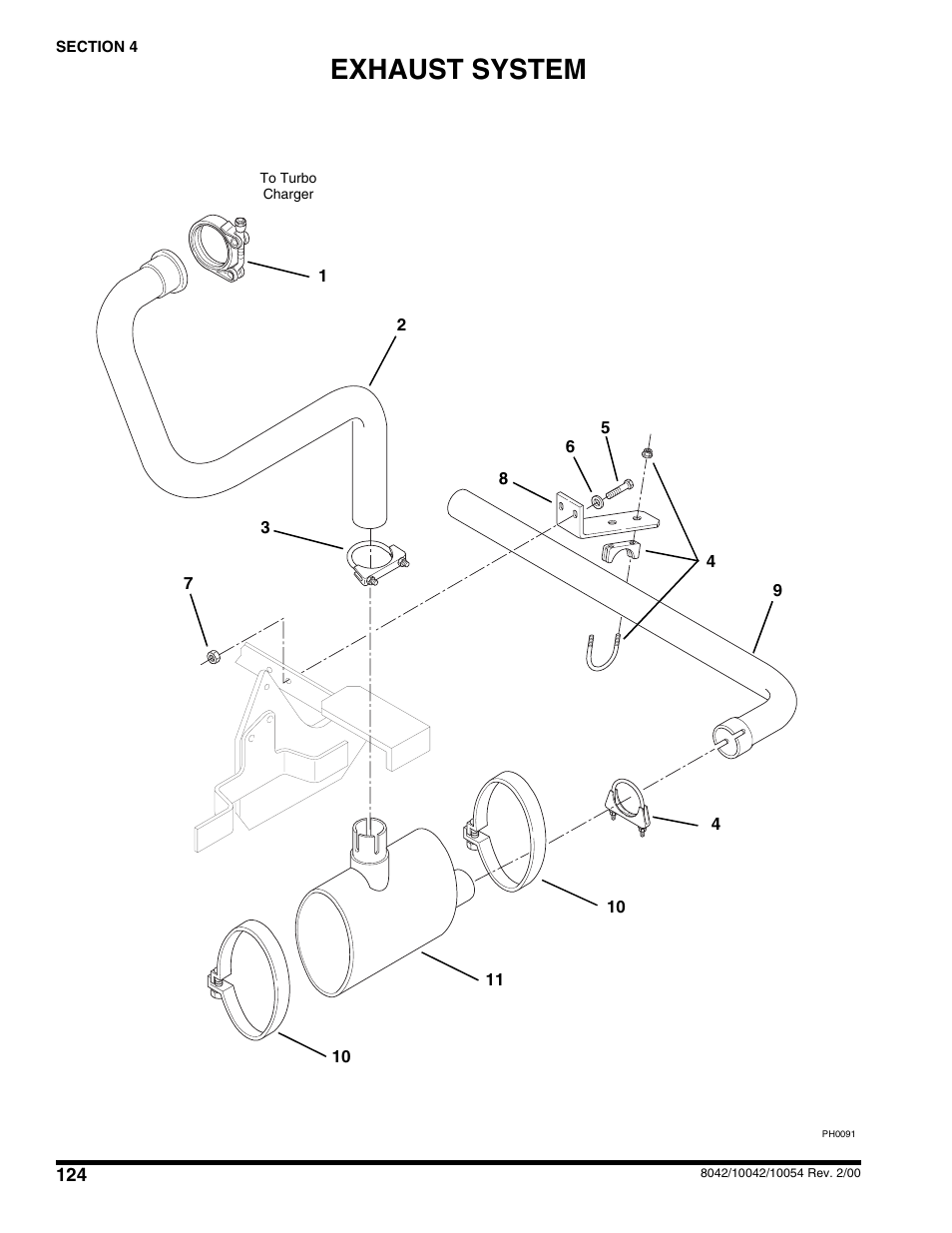 Exhaust system | SkyTrak 10054 User Manual | Page 128 / 412