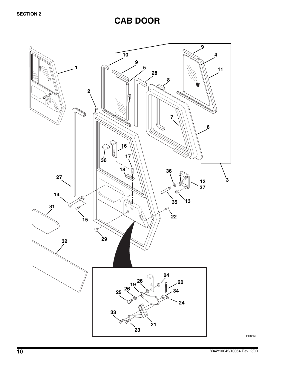 Cab door | SkyTrak 10054 User Manual | Page 14 / 412