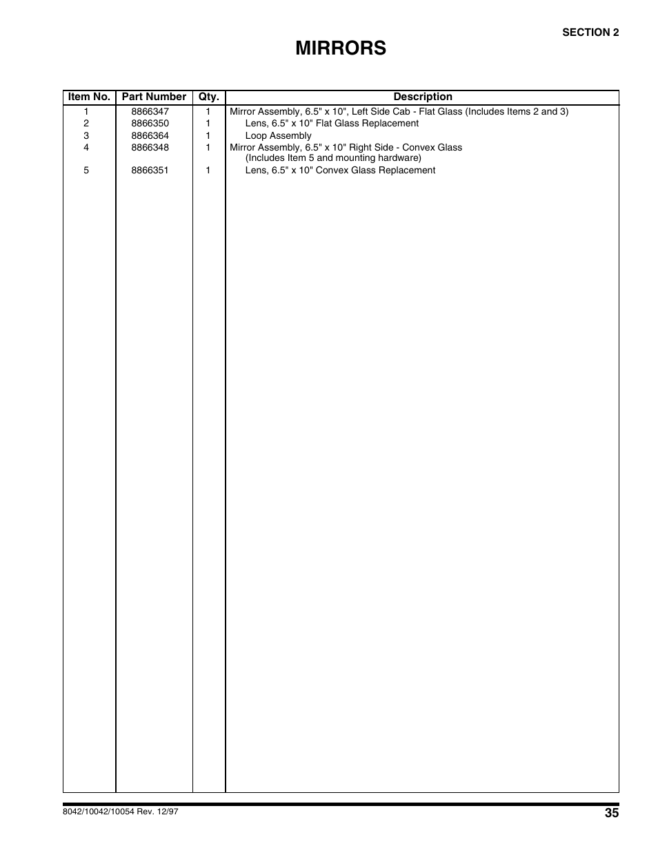 Mirrors | SkyTrak 10054 User Manual | Page 39 / 412