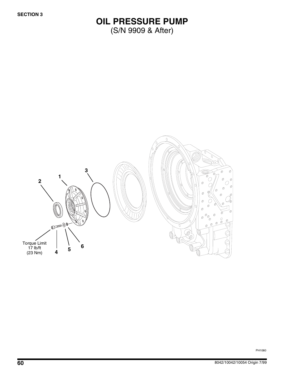 Oil pressure pump, S/n 9909 & after) | SkyTrak 10054 User Manual | Page 64 / 412