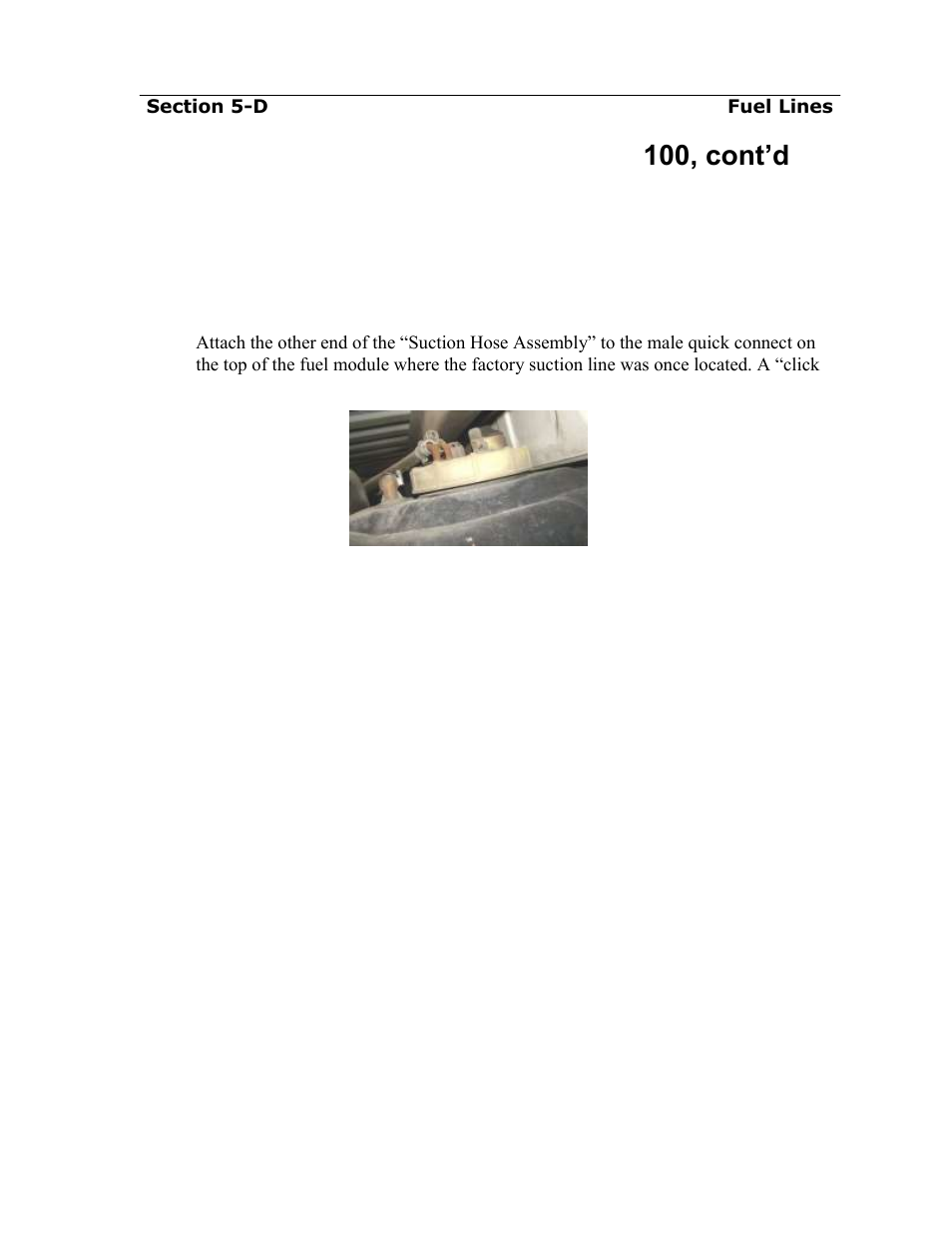 Fuel suction line for airdog, Df- 100, cont’d | PureFlow AirDog DF-165 - Dodge Cummins 1989-1993 User Manual | Page 16 / 28