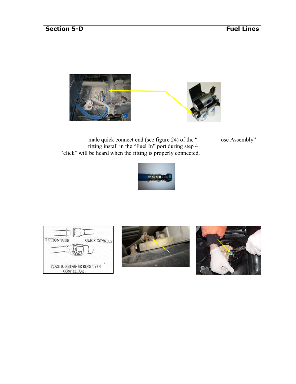 Fuel suction line for airdog, Df-100, Airdog | Figure 22 figure 23, Figure 24, Figure 25, Figure 26, Figure 27 | PureFlow AirDog DF-100 W/O In-Tank Fuel Pump - Dodge Cummins 1998.5-2004 User Manual | Page 14 / 24