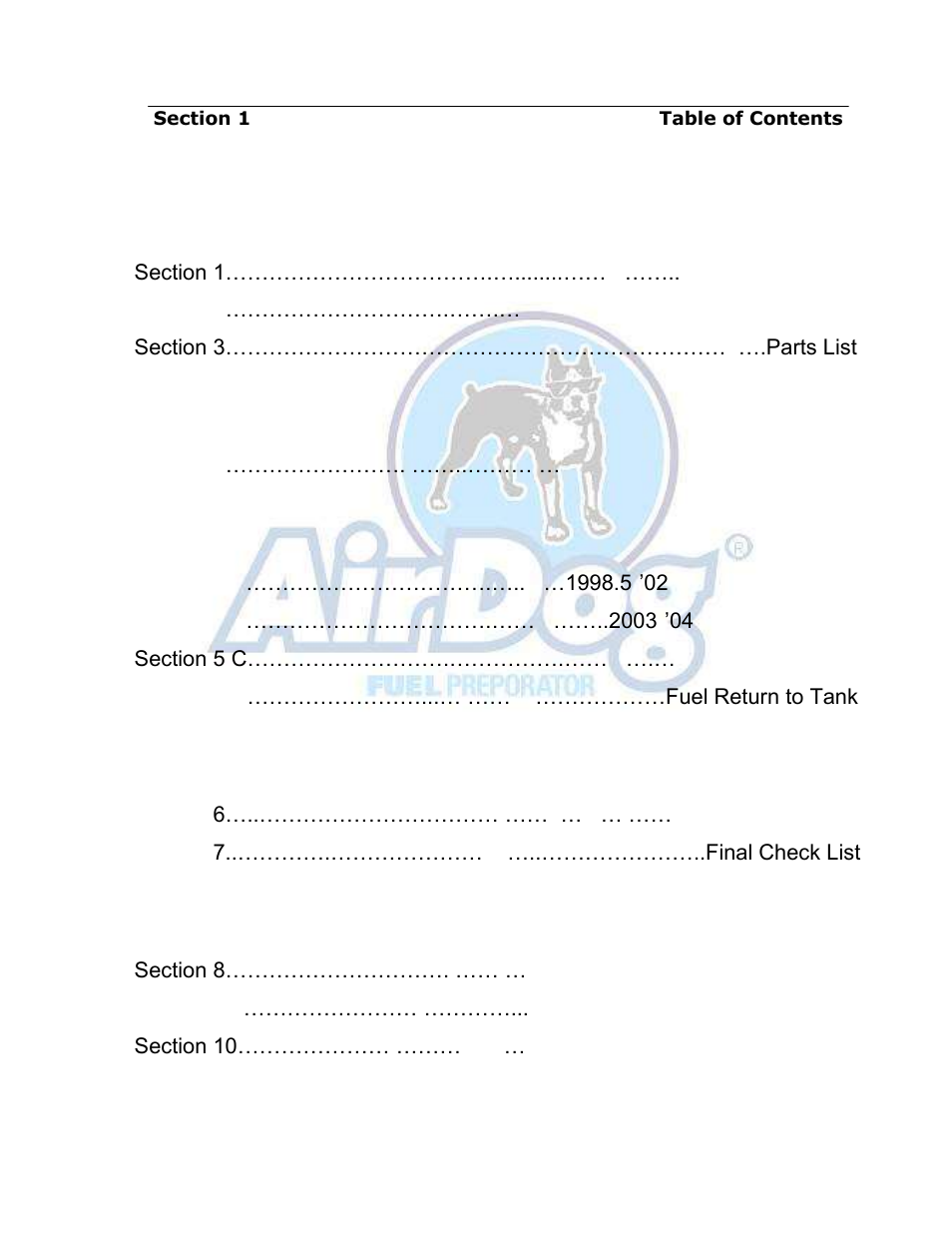 PureFlow AirDog DF-200 - Dodge Cummins 1998.5-2004 User Manual | Page 5 / 26