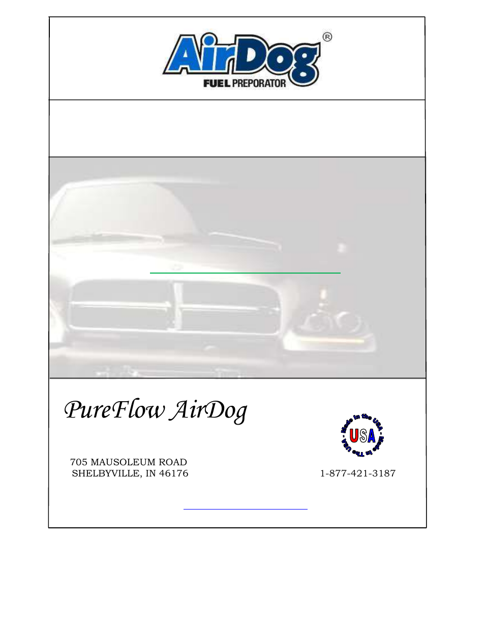PureFlow AirDog FP-150 - Dodge Cummins 1994-1998 User Manual | 28 pages