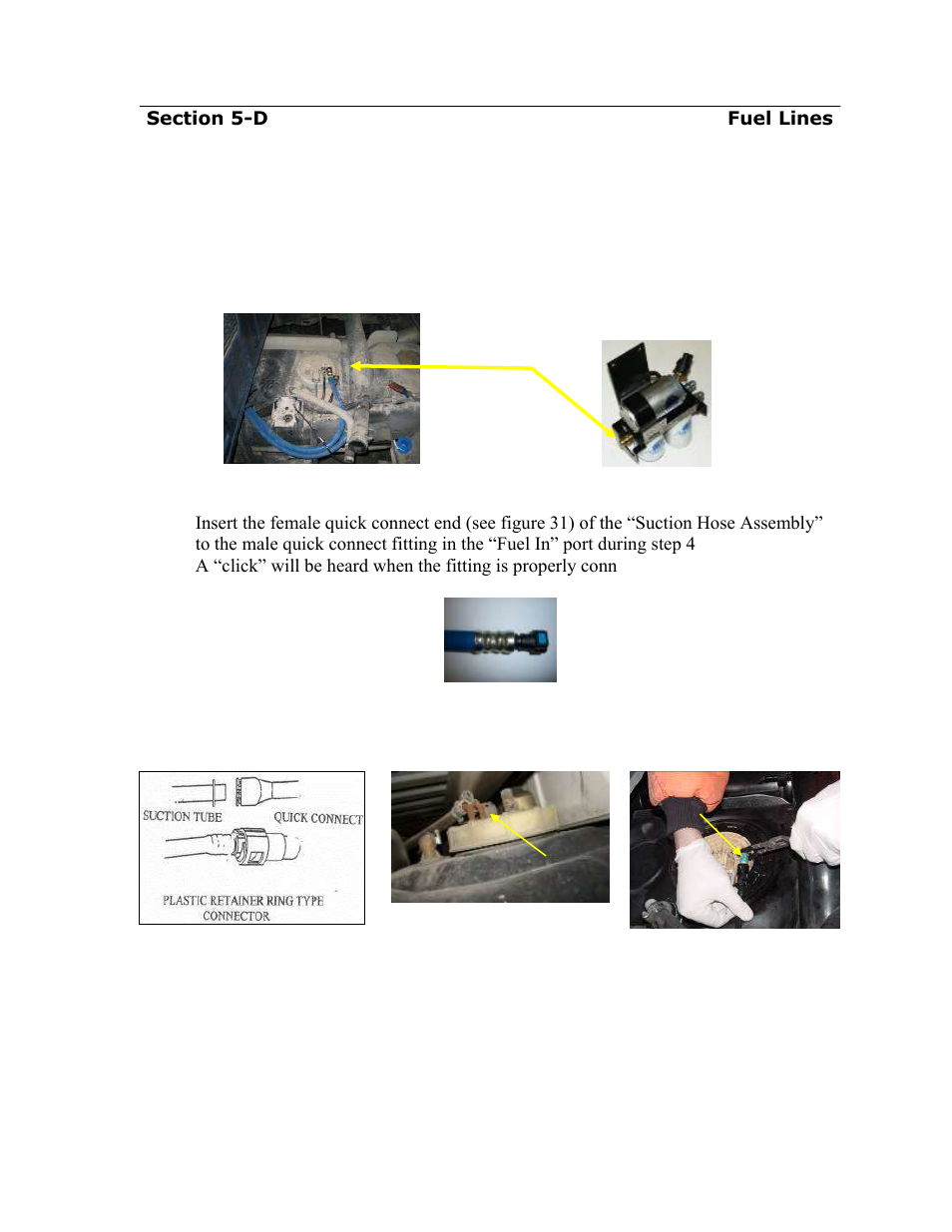 Fuel suction line for airdog, Fp-100, Pureflow airdog | Airdog, Figure 22 figure 23, Figure 24, Figure 25, Figure 26, Figure 27 | PureFlow AirDog FP-150 - Dodge Cummins 1998.5-2004 User Manual | Page 14 / 28