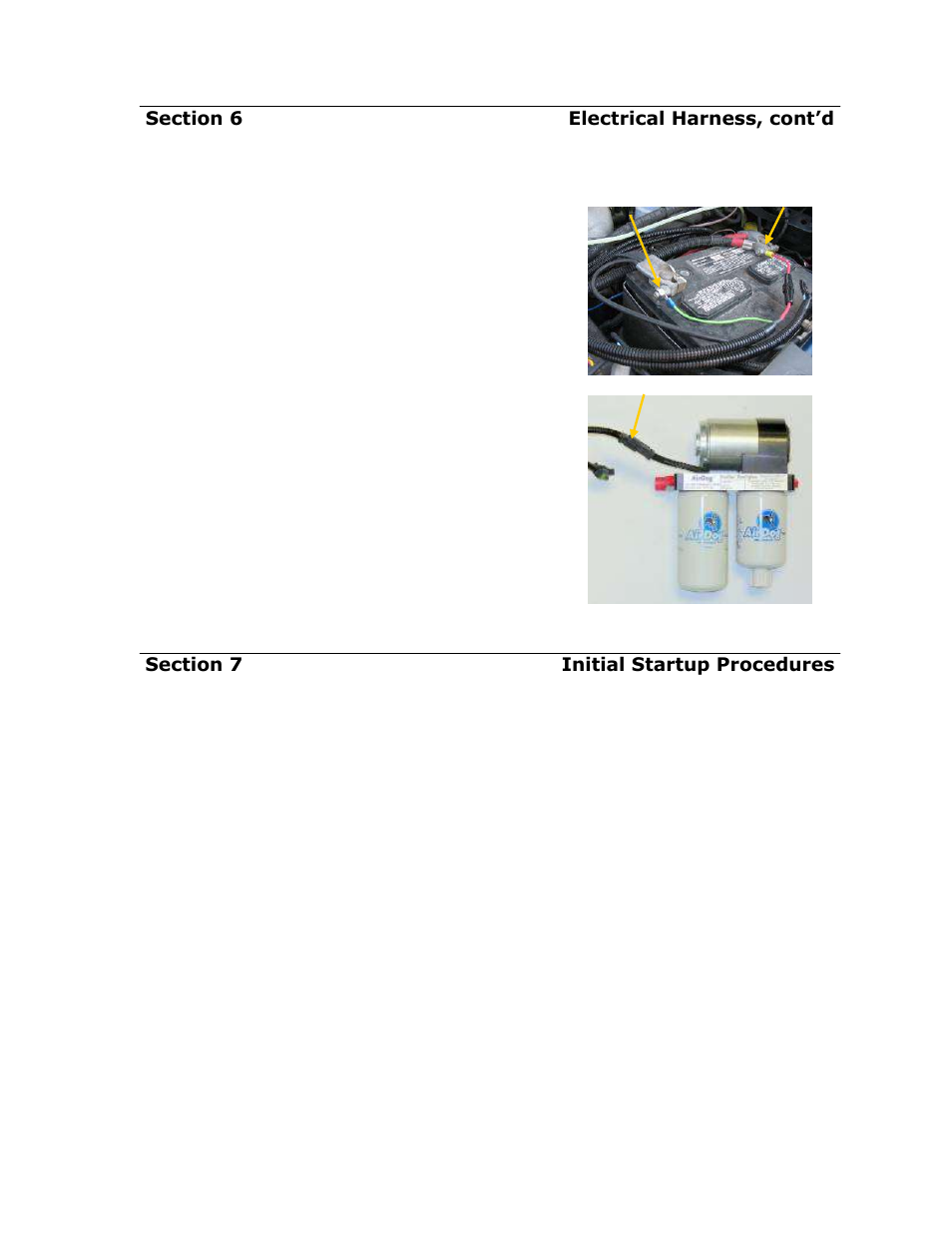 Initial start procedure | PureFlow AirDog FP-150 - Dodge Cummins 1998.5-2004 User Manual | Page 21 / 28