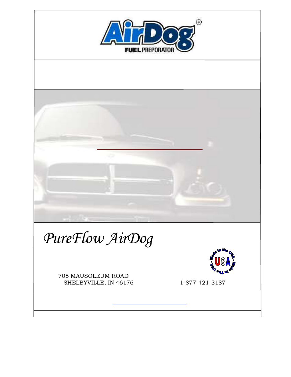 PureFlow AirDog FP-150 - Dodge Cummins 2005-2013 User Manual | 28 pages